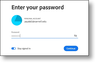 Illustration of sign-in screen.