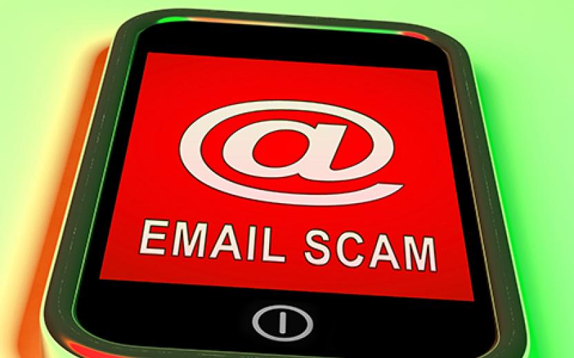 Email Scam on Phone