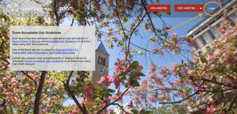 Cornell.Zoom Login Page