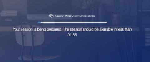 screen shot of workspaces applications launch