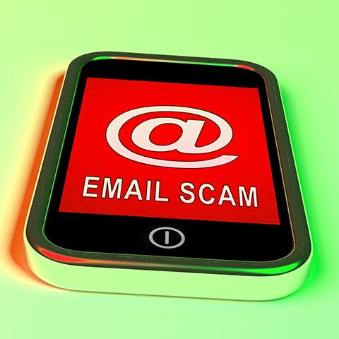 Email Scam on Phone